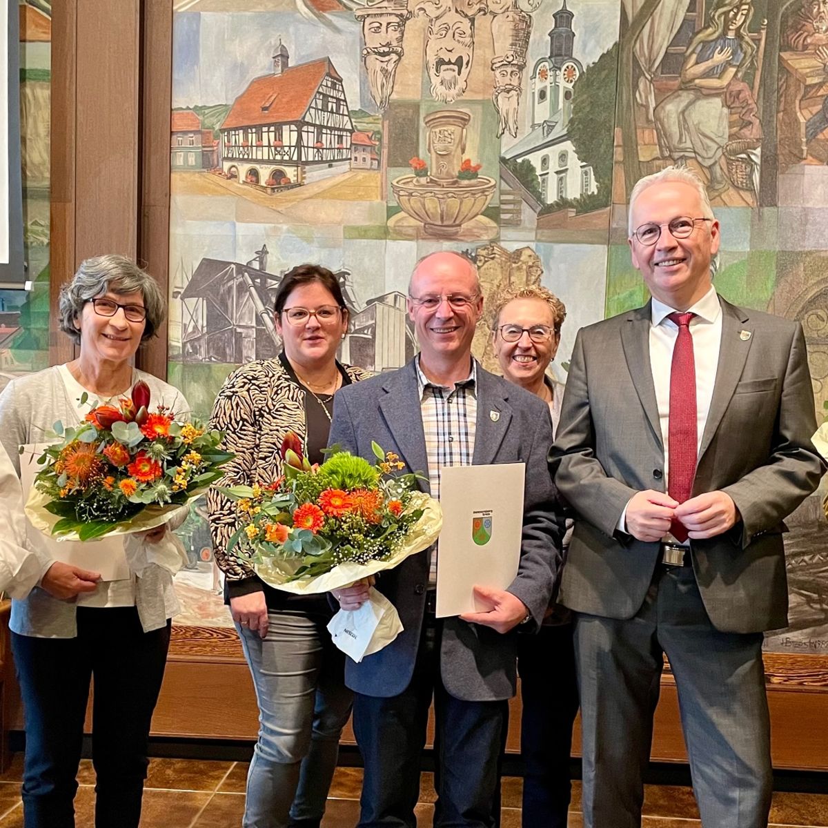 Dienstjubiläen und Höhergruppierungen gefeiert Kreisverwaltung